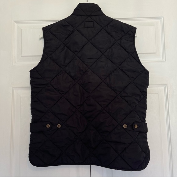 J. Crew Authentic Outerwear Vest Men's Small Quilted full zip black - Picture 7 of 10